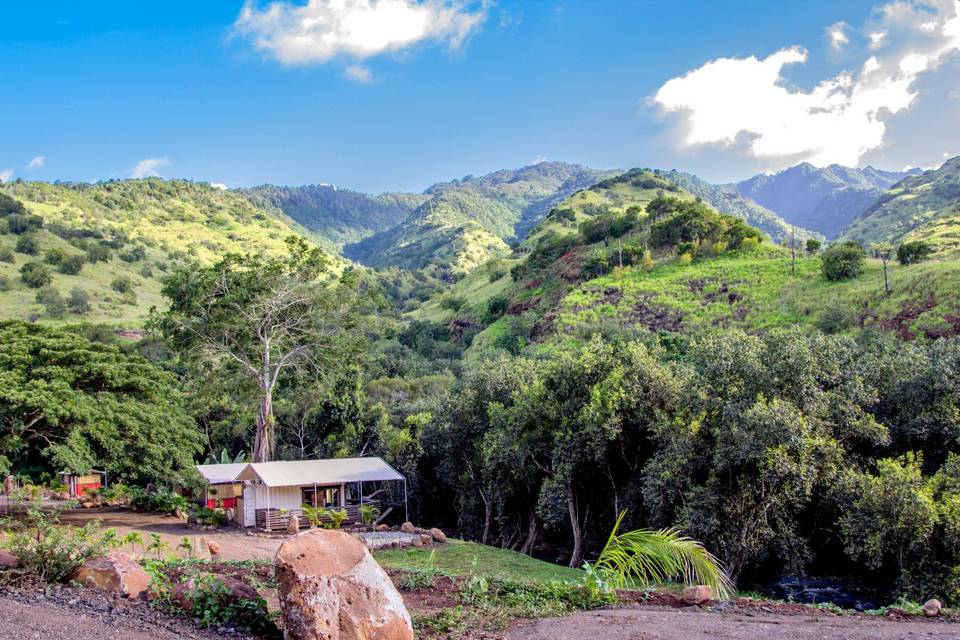 Mountain and valley view