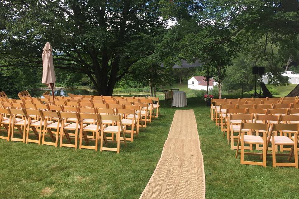 Wooden chairs