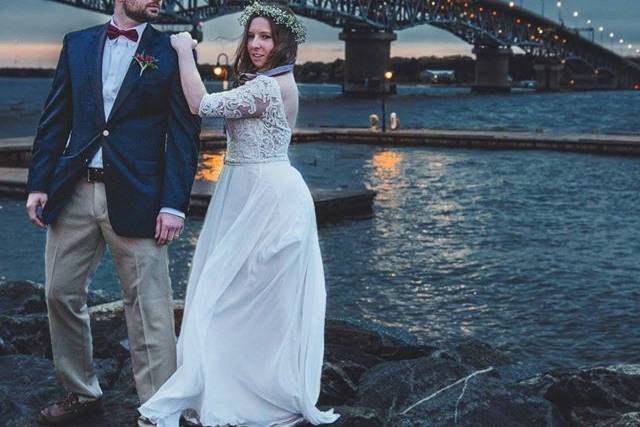 Newlyweds on the Water