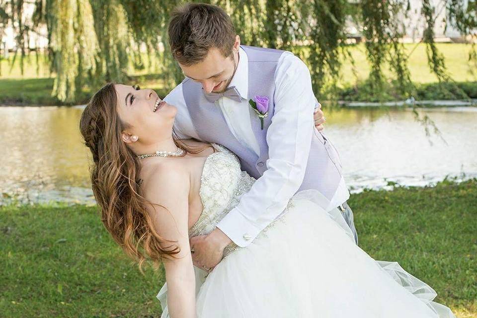 Happy newlyweds