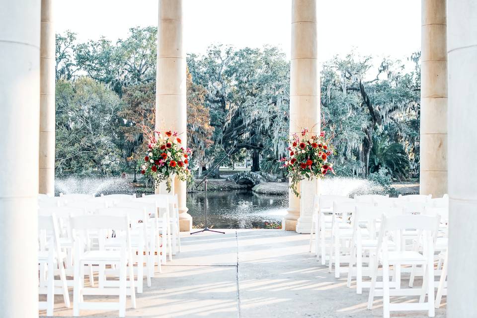 Outdoor ceremony