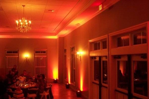 Uplighting at The Waterford House