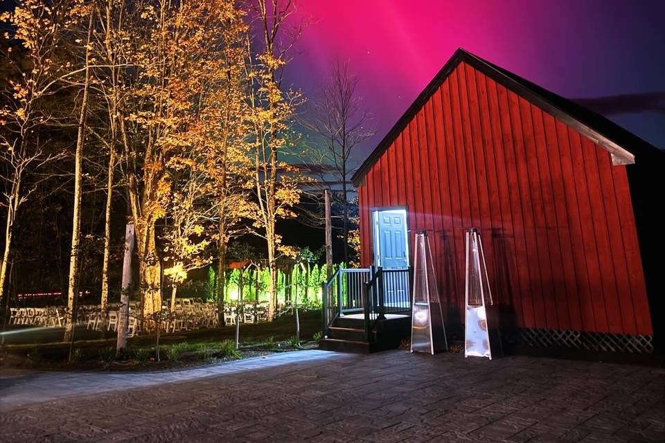 Northern Lights at Barn