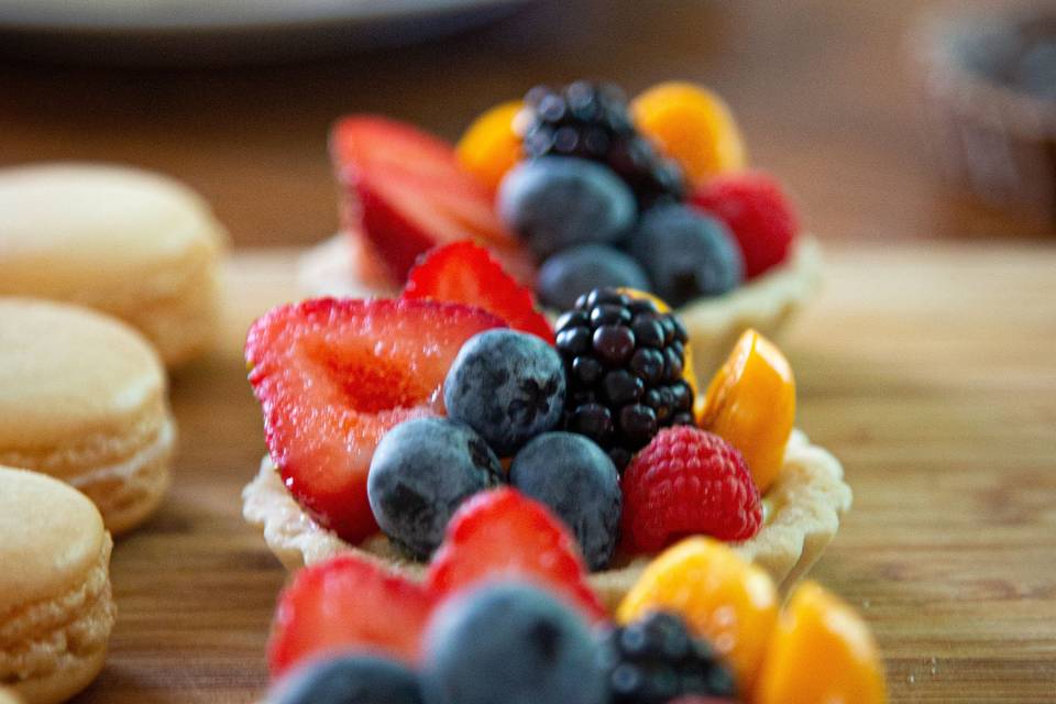 Mini fruit tarts