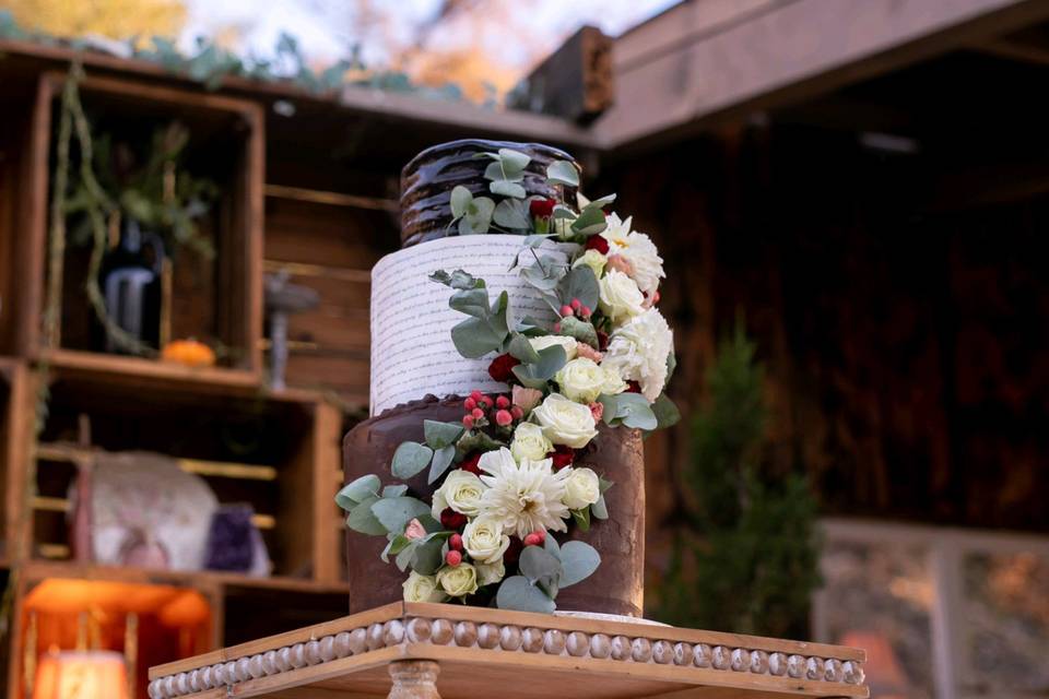 Floral Wedding Cake