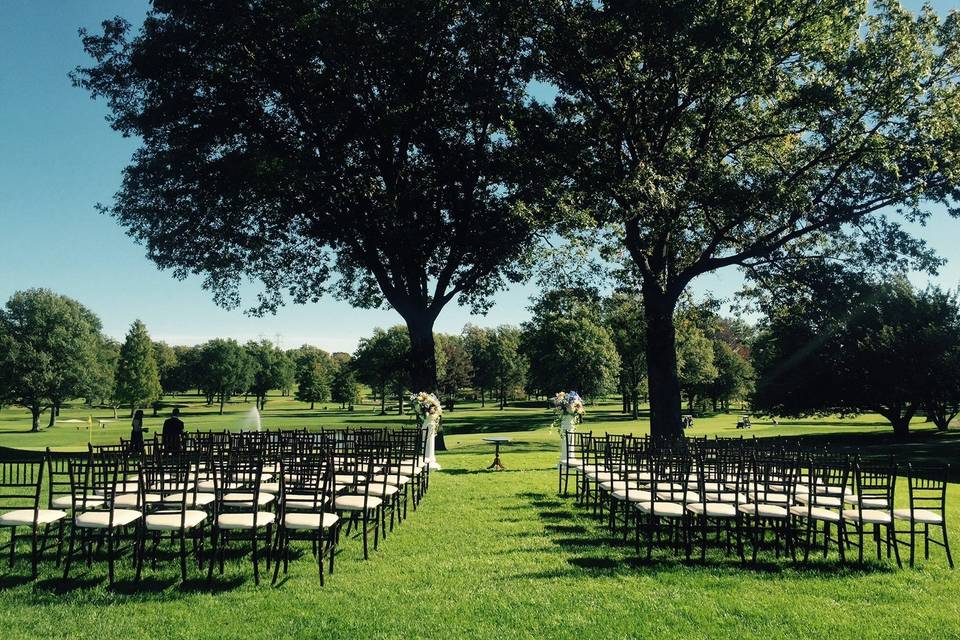 Outdoor wedding