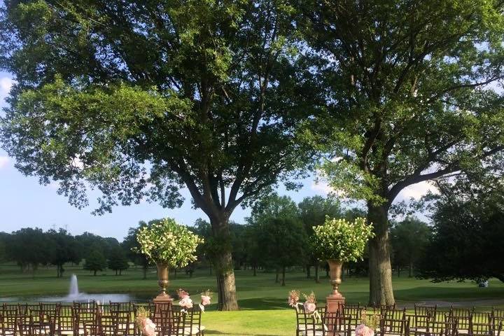 Outdoor wedding