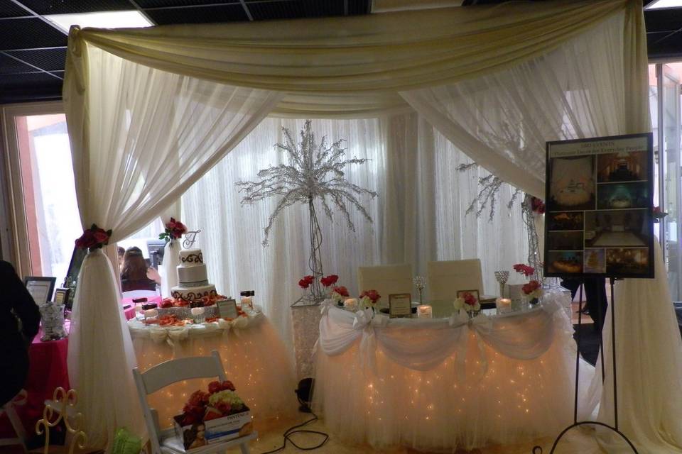 SBD EVENTS and THE FANTASY TABLE SKIRT(R)