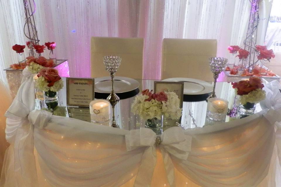 SBD EVENTS and THE FANTASY TABLE SKIRT(R)