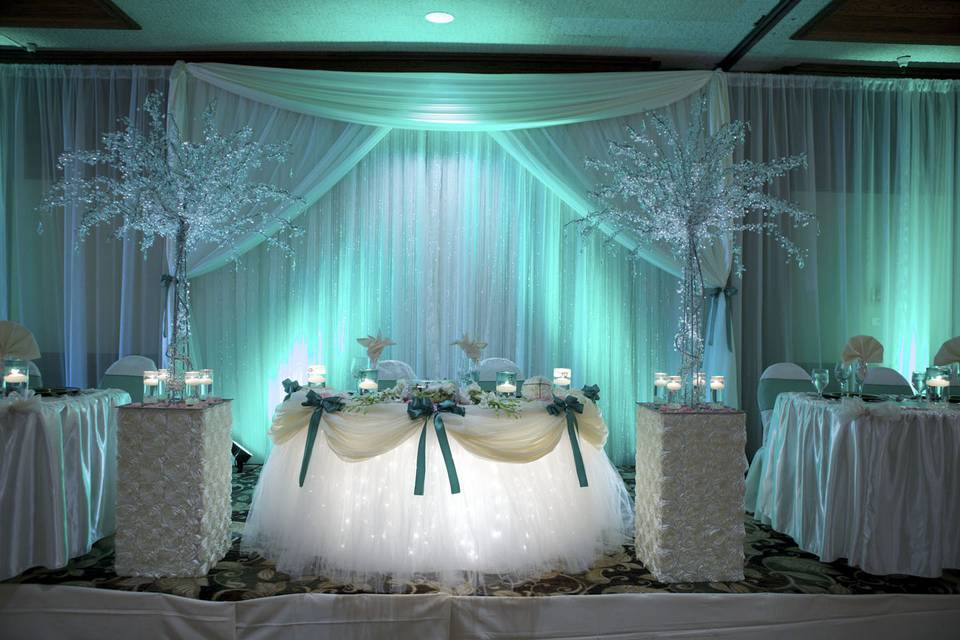 SBD EVENTS and THE FANTASY TABLE SKIRT(R)