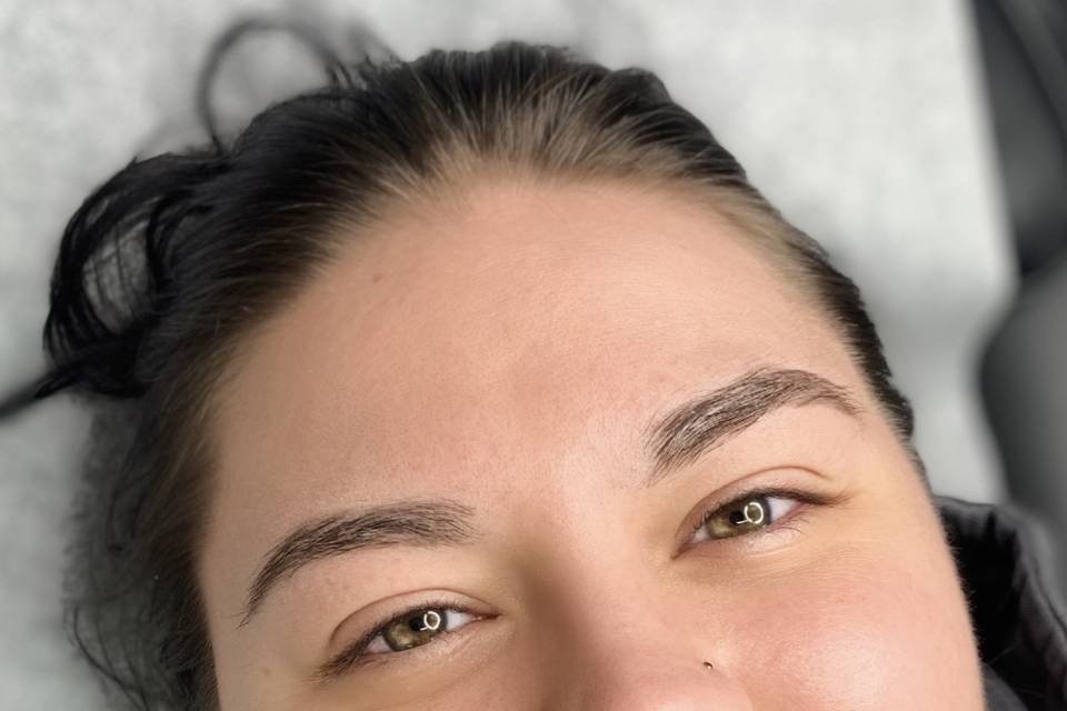 Healed 1st Session-Powder Brow