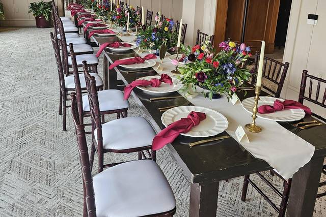 Reception tables