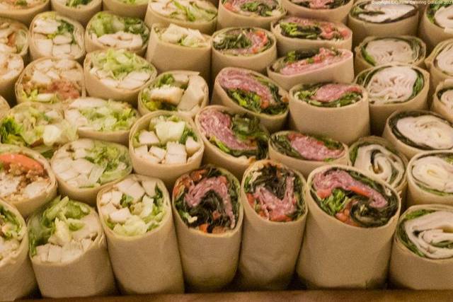 Wrap sandwich platter