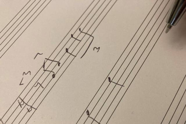 Arranging a piece of music