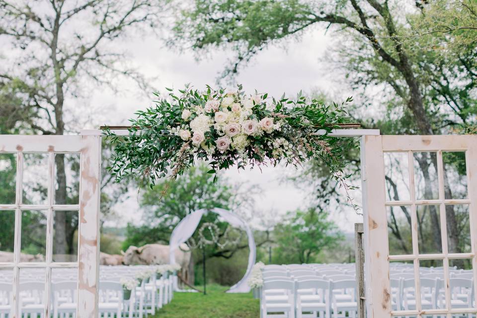 Outdoor ceremony