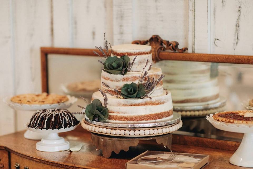 Antique Cake Table