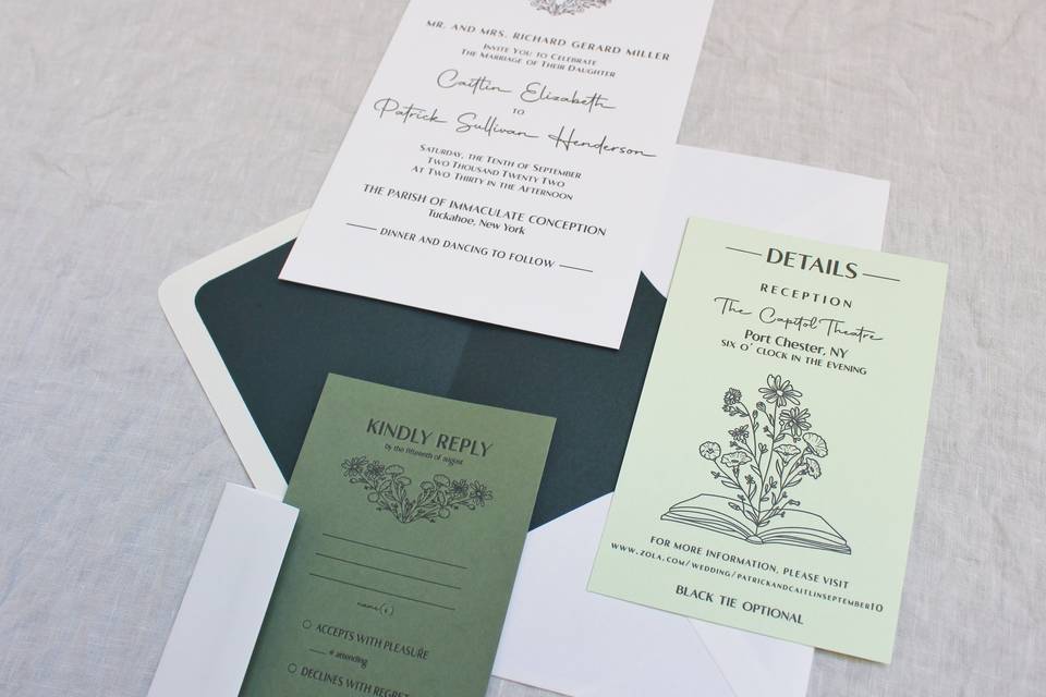 What Size Wedding Invitations Should I Buy? - Zola Expert Wedding Advice