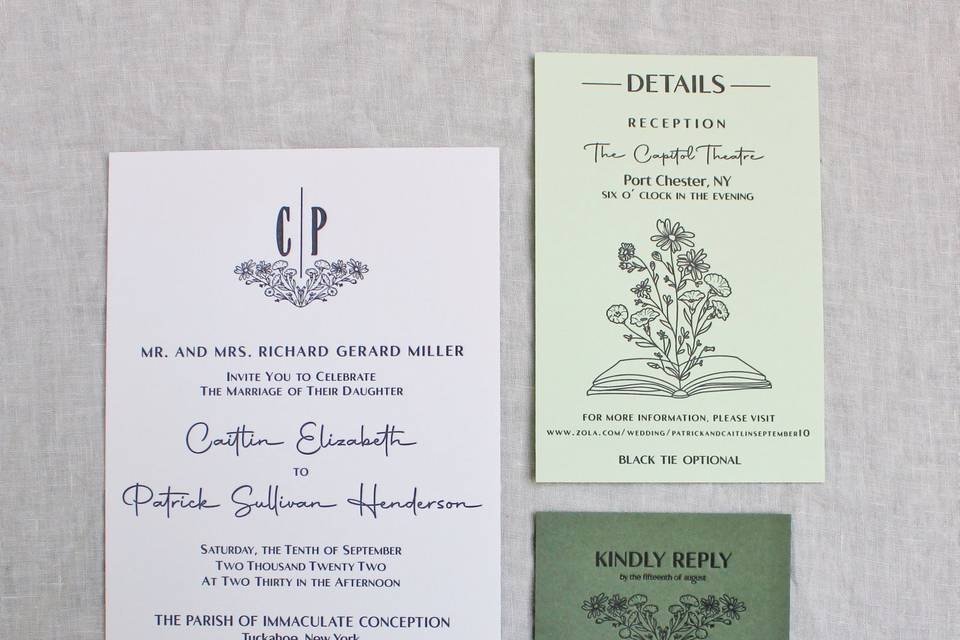 Caitlin Invitation Suite