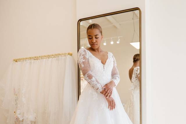 Long sleeve ballgowns