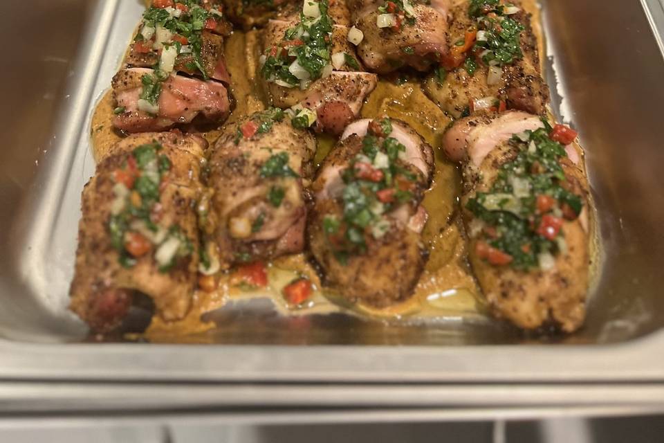 Oven Roasted Chicken + Romesco