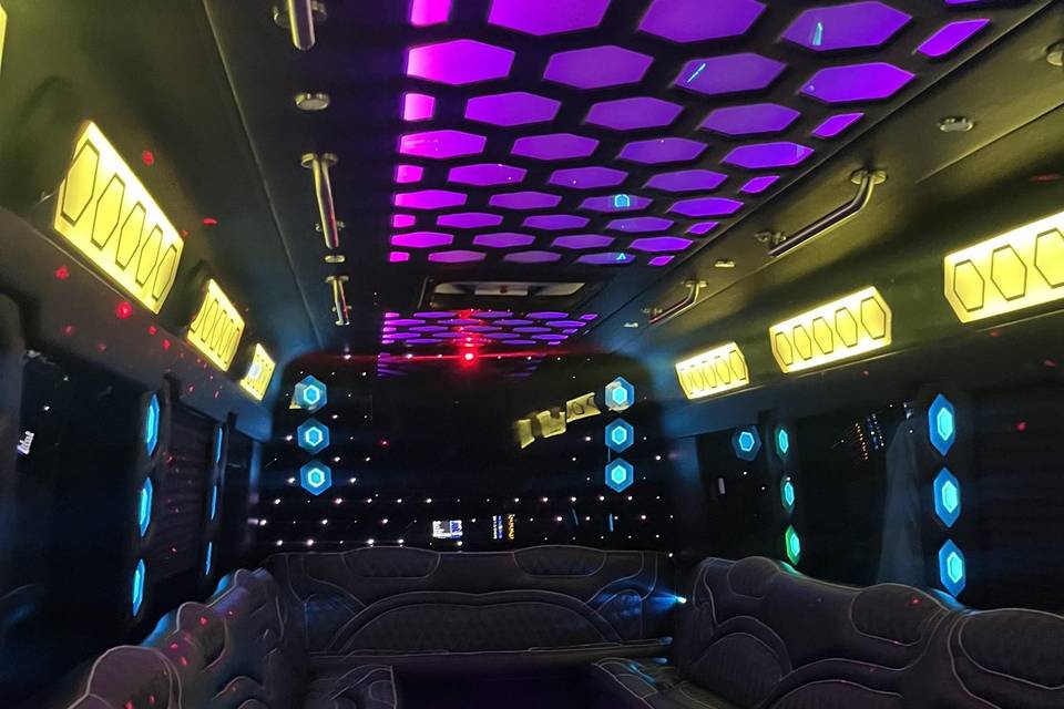 Inside the Party Bus