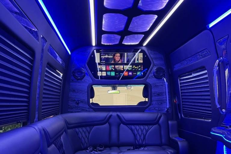 Inside the Sprinter Van