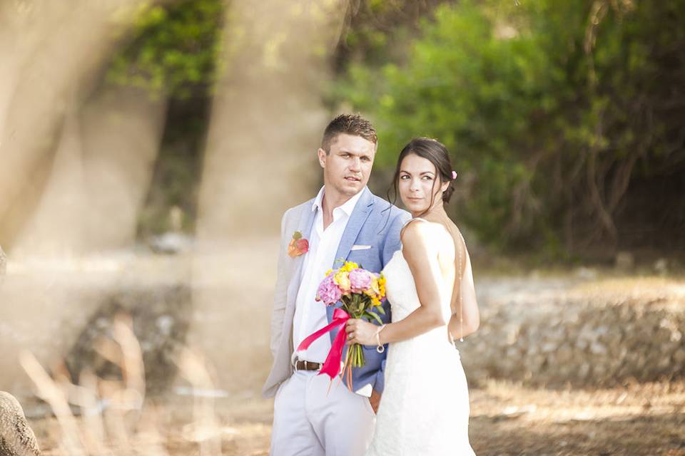 .Wedding portrait session in Kefalonia island