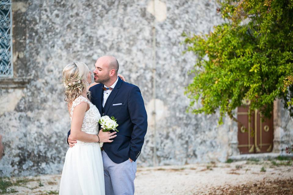 Portrait session in the Castle of Kefalonia island.