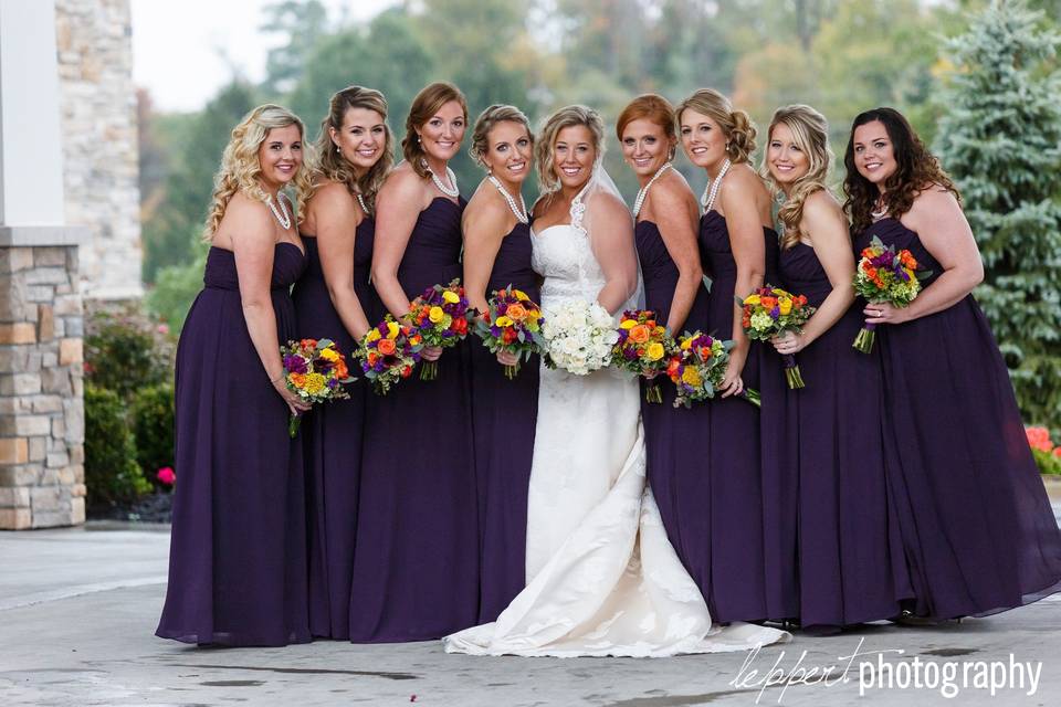 Benken Bridal Party Flowers