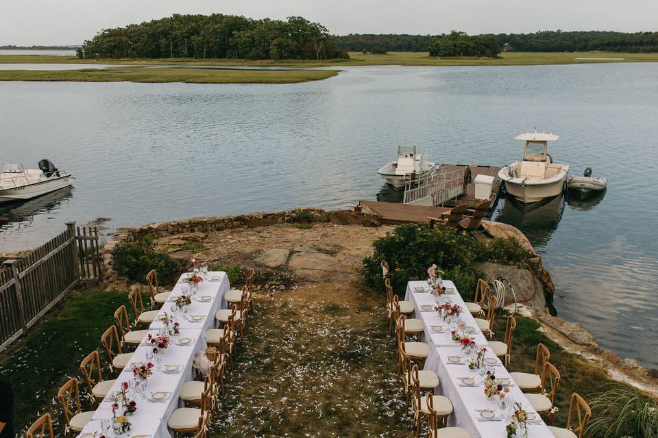 C + M Reception Tables