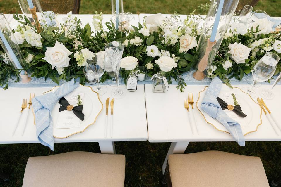 E + D Tablescape