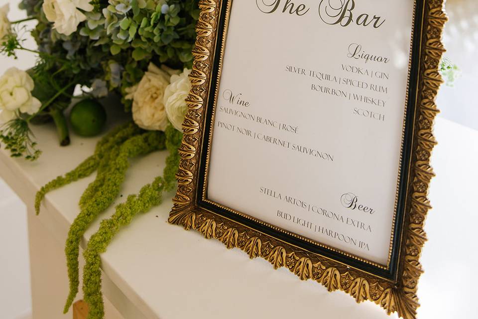 Bar Arrangement