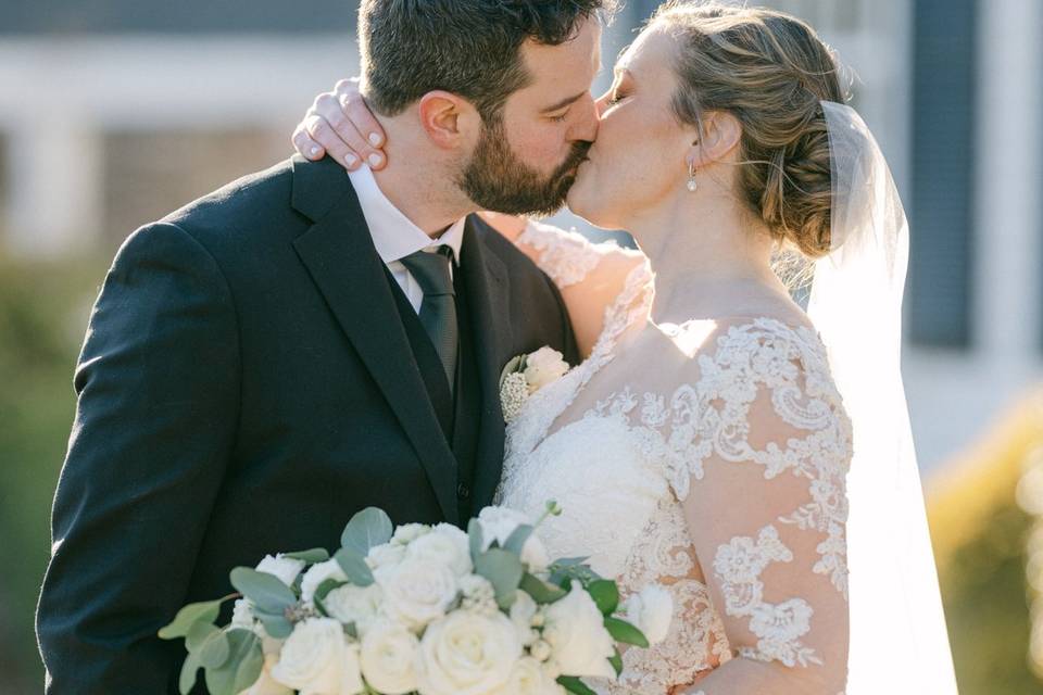 White and Greenery Bouquet