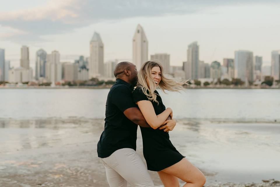 San Diego carefree engagament