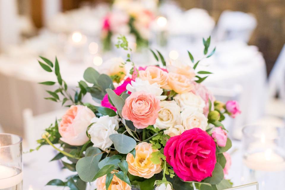 Gold Bowl Centerpiece