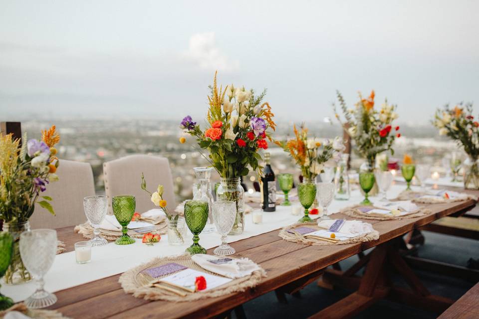 Reception florals