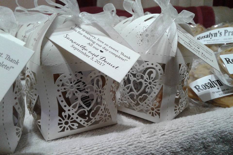 Heart Box Elegant Favors