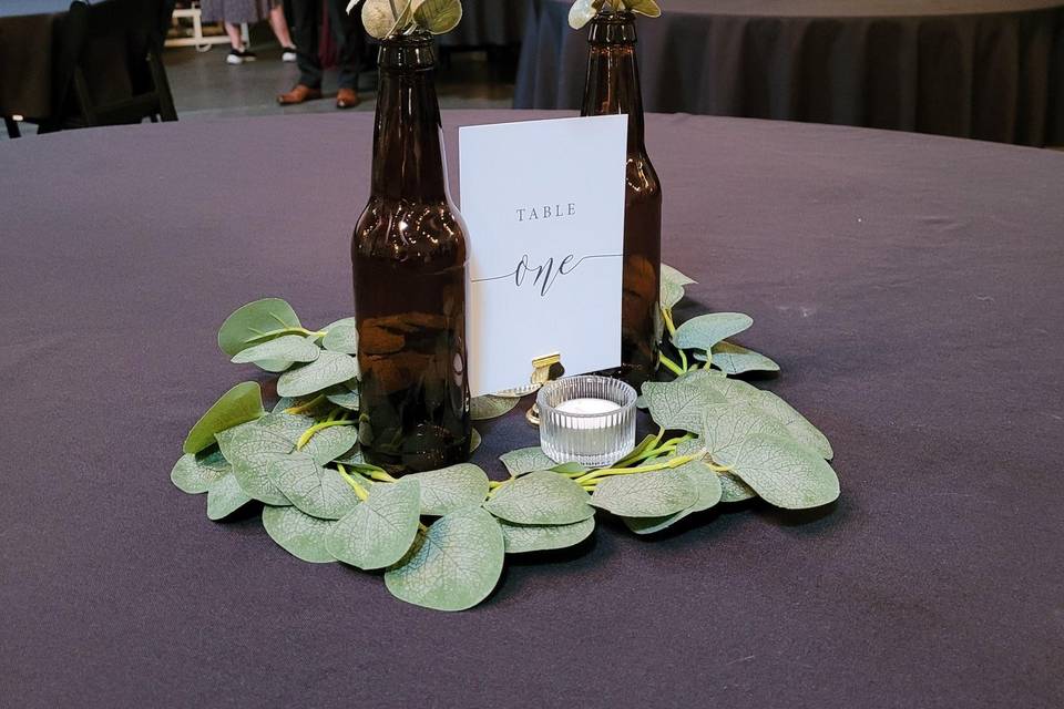 Round Table Center Pieces