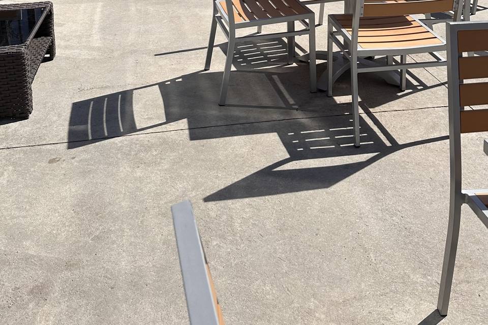 Outside patio