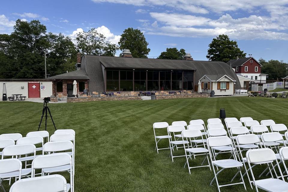 Ceremony set up