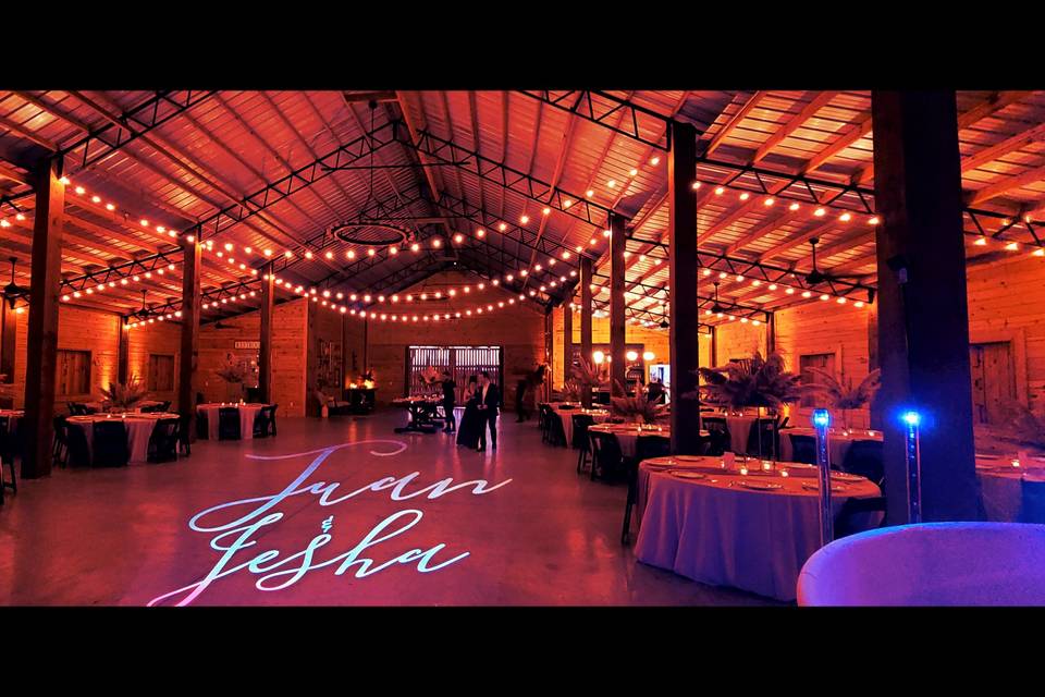 Lighting and monogram