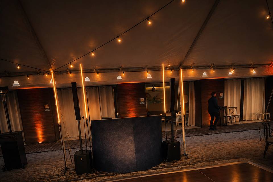 DJ Booth Setup