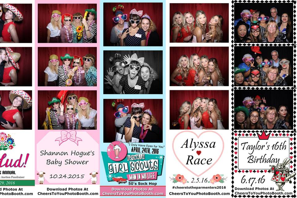 Cheers To You Photo Booth | Huntington Beach, CA | Photo Strip