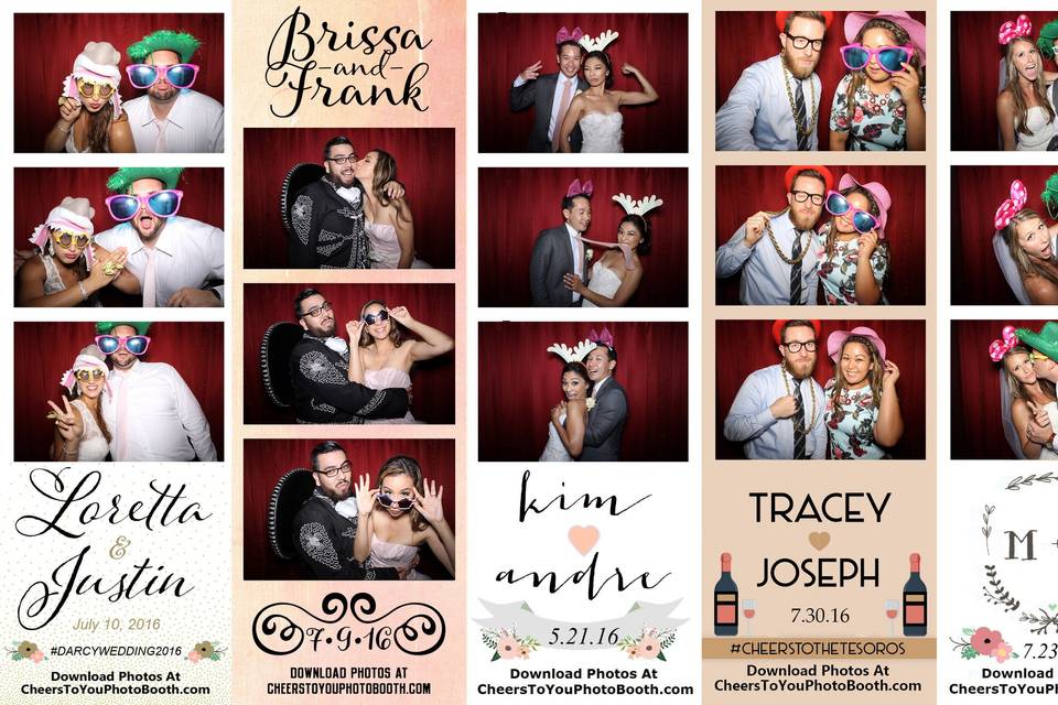 Cheers To You Photo Booth | Huntington Beach, CA | Photo Strip