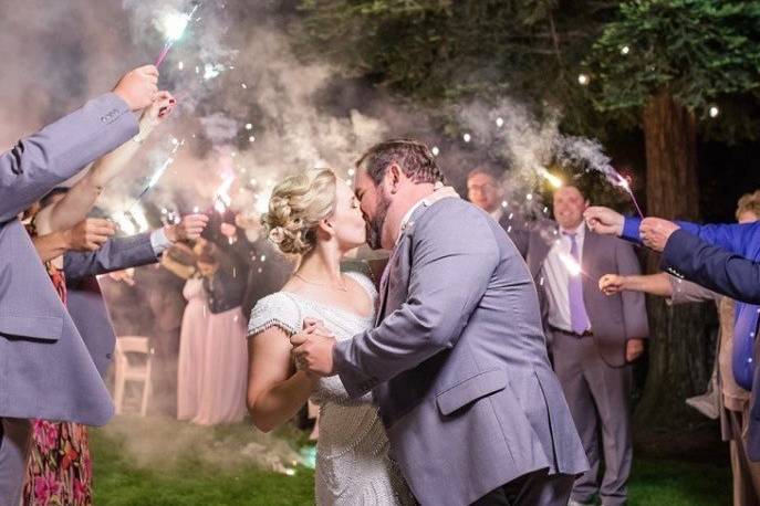 Sparkler celebration