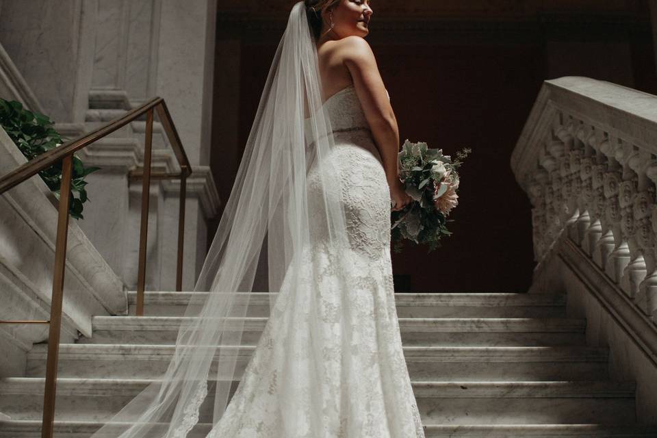 Lace Cathedral Veil