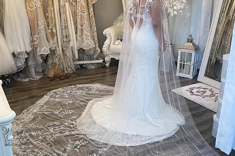 Gorgeous mermaid wedding dress