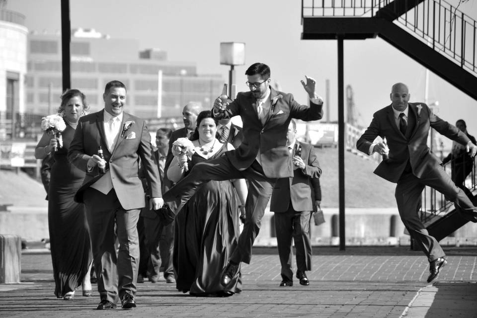 Wedding Party at Pier 5