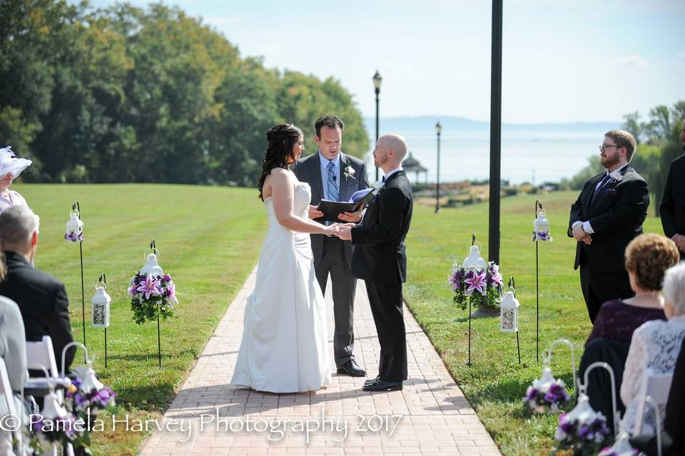 Ceremony at Swan Harbor