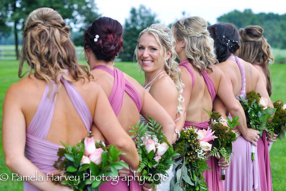 Bridesmaids at Swan Harbor